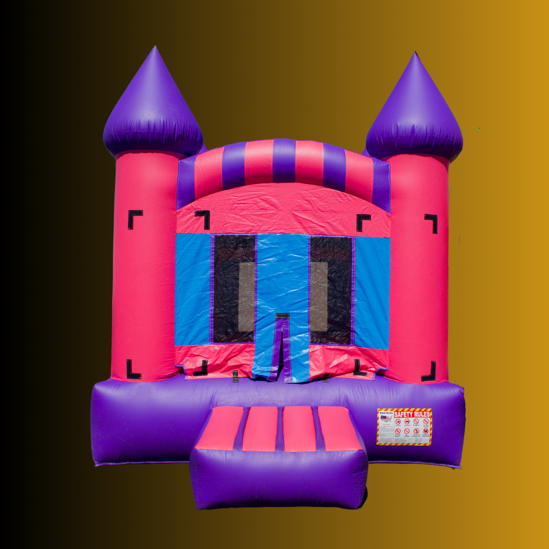 Pink and Purple Bounce House